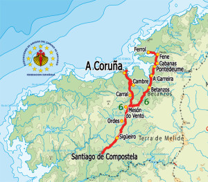 Lee más sobre el artículo Camino Fene-Santiago de Compostela